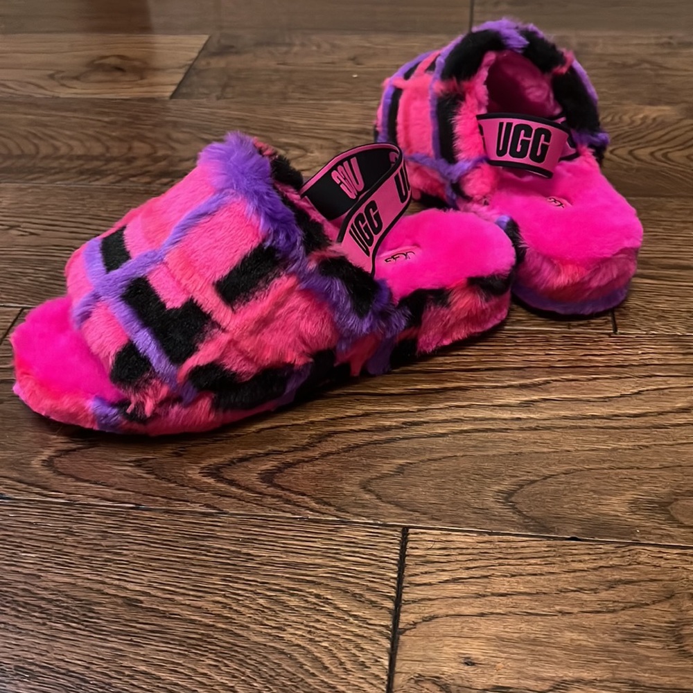 Ugg Fluff Yeah Multicolor Platform Slides - image 5